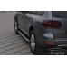 Пороги алюминиевые "New Star" для VW Touareg.